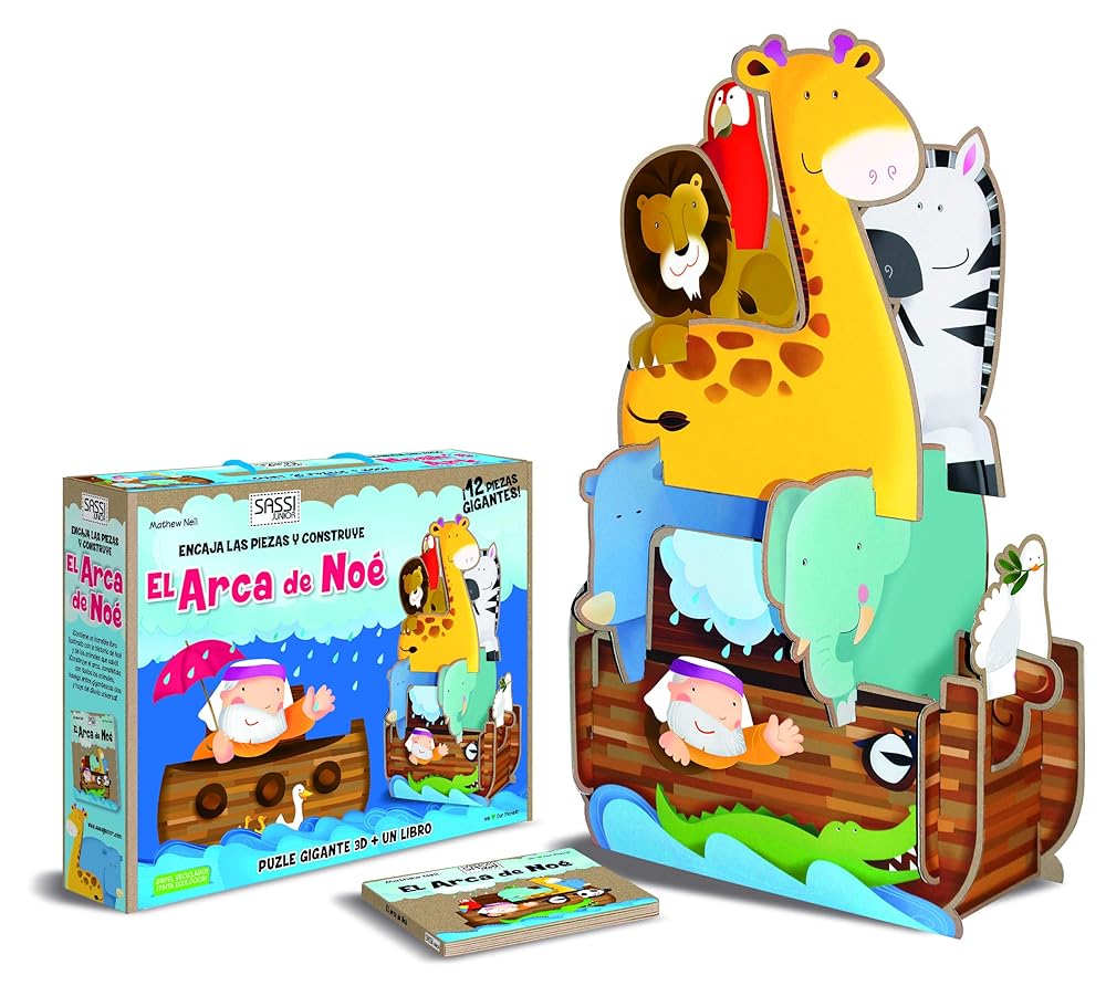 Carton 3D. El Arca De Noe. Edic. ilustrado (Español)
