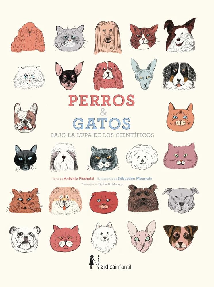 Perros y gatos bajo la lupa de los científicos (Infantil) cover image