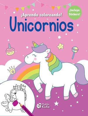 Unicornios (¡Aprendo coloreando!)