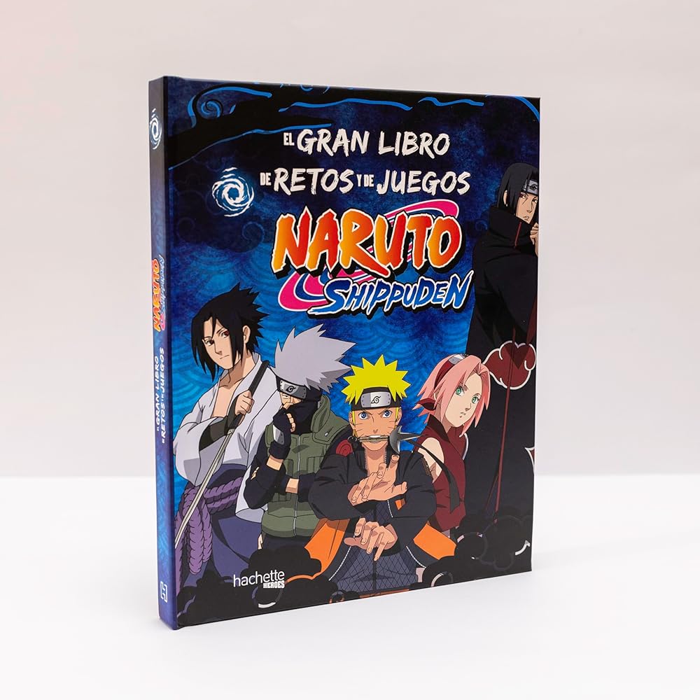 El gran libro de retos y de juegos Naruto Shippuden (Hachette HEROES) cover image