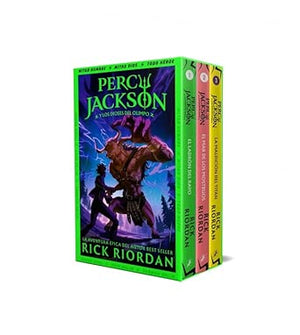 Percy Jackson y los dioses del Olimpo (estuche con: El ladrón del rayo|El mar de los monstruos|La maldición del Titán) (Colección Salamandra Middle Grade)