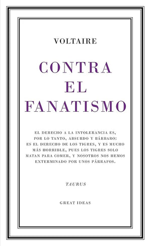 Contra el fanatismo religioso (Serie Great Ideas 39)