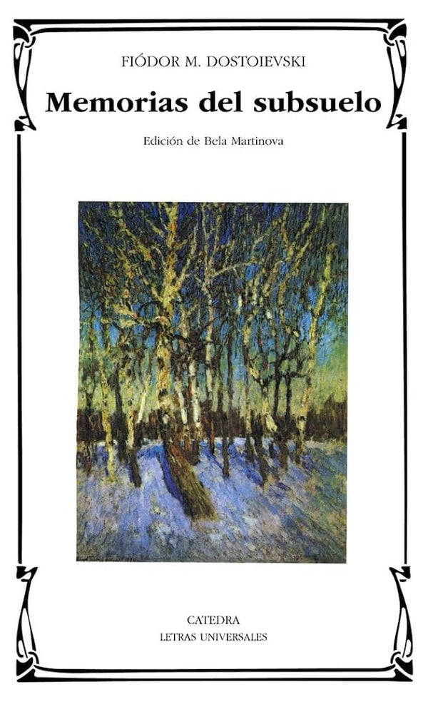 Memorias del subsuelo (Letras Universales) cover image