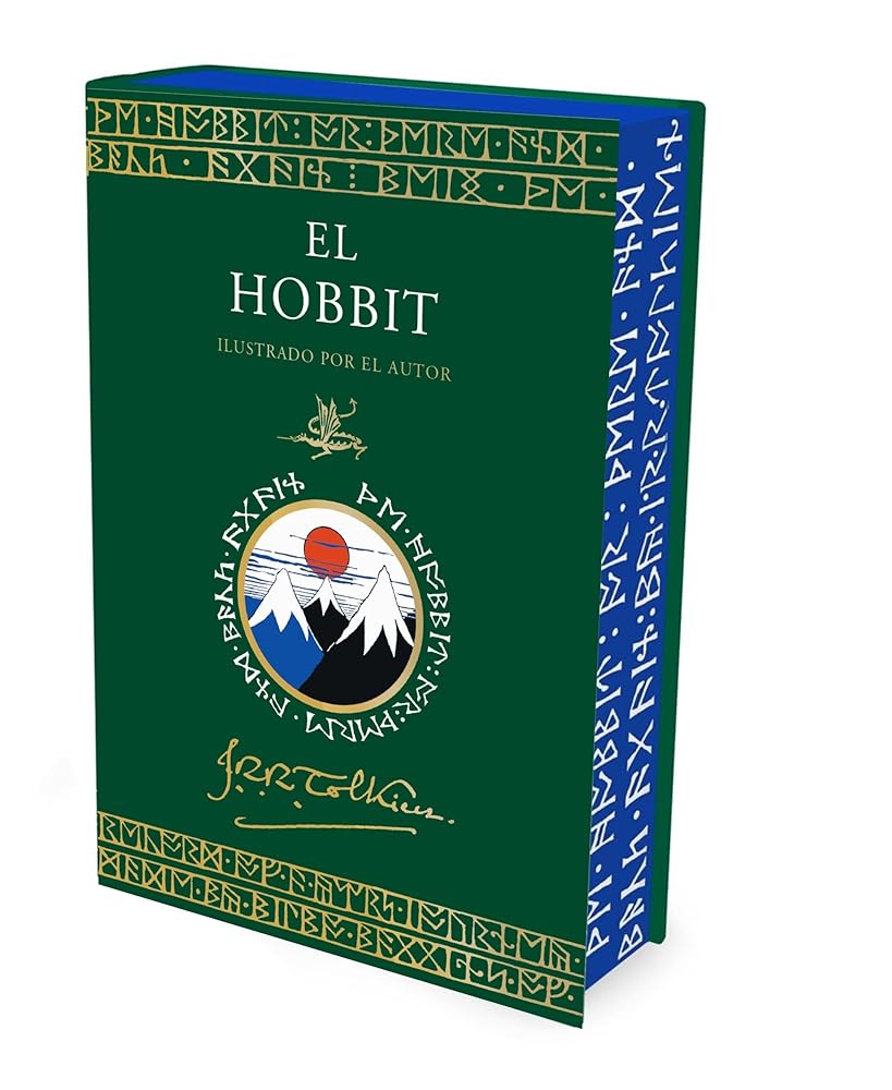 El hobbit. Edición ilustrada por el autor (cantos tintados) (Biblioteca J. R. R. Tolkien) cover image