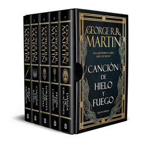 Canción de hielo y fuego: (edición limitada en estuche con: Juego de tronos | Choque de reyes | Tormenta de espadas | Festín de cuervos | Danza de dragones) (Best Seller)