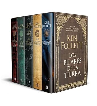 Estuche Los Pilares de la Tierra: Contiene: Los pilares de la Tierra | Un mundo sin fin | Una columna de fuego | La armadura de la luz | Las tinieblas y el alba (Best Seller) cover image