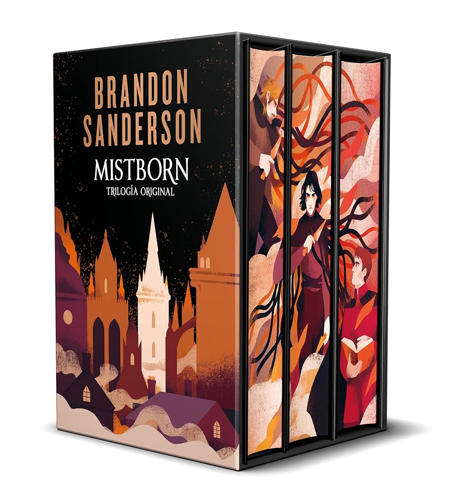 Mistborn - Trilogía original (edición limitada especial estuche): (contiene: Nacidos de la Bruma | El Pozo de la Ascensión | El Héroe de las Eras): 1;2;3 (Campaña edición con cantos tintados) cover image