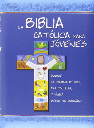 Biblia Catolica para JOVENES (Junior cre: edición dos tintas - Junior [símil piel azul con cremallera] (Biblia Católica para Jóvenes)