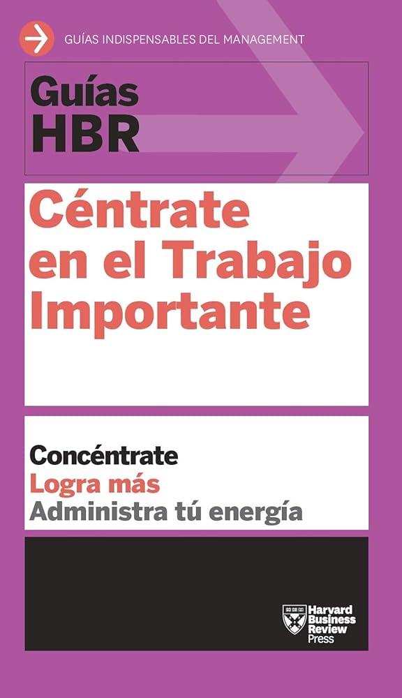 Guía HBR: Céntrate en el Trabajo Importante (Guías HBR) cover image