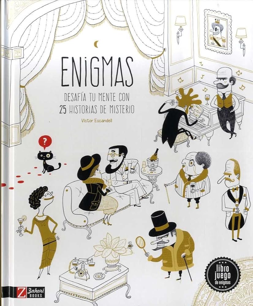 Enigmas de misterio: Desafia tu mente con 25 historias de misterio (SIN COLECCION) cover image