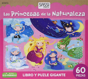 Princesas de la naturaleza (Libro puzzle gigante)