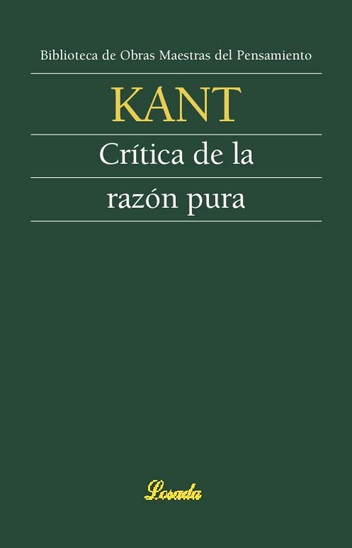 Critica de la razon pura (Spanish Edition)