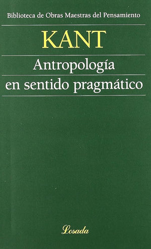 ANTROPOLOGIA EN SENTIDO PRAGMATICO