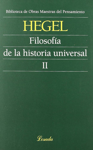 Filosofía de la historia universal. Vol. 2