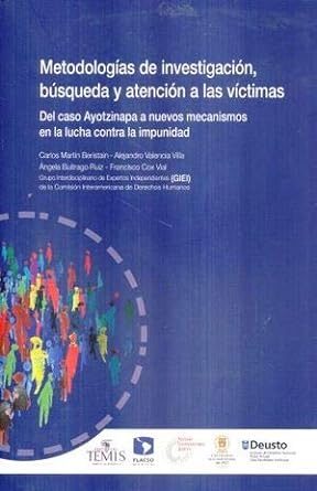 Metodologías de investigación, búsqueda y atención a las víctimas
