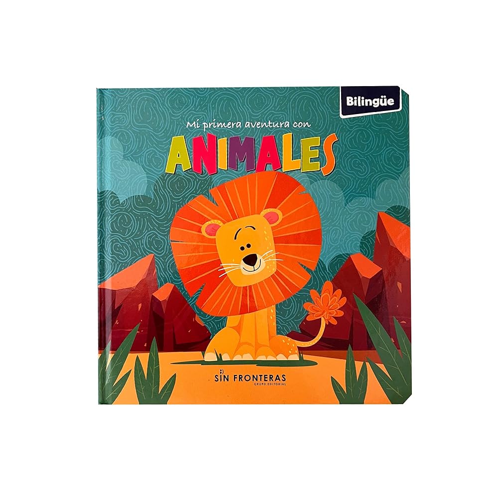 Mi Primera Aventura Con Animales. Libro Infantil Con Hermosas Ilustraciones De Cada Animal Y Sus Hábitats. Colección Bilingüe.
