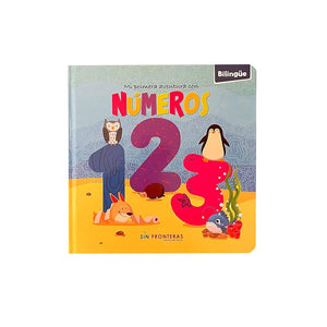 Mi primera aventura con números. Libro infantil con hermosas ilustraciones para aprender matemáticas básicas. Colección bilingüe.