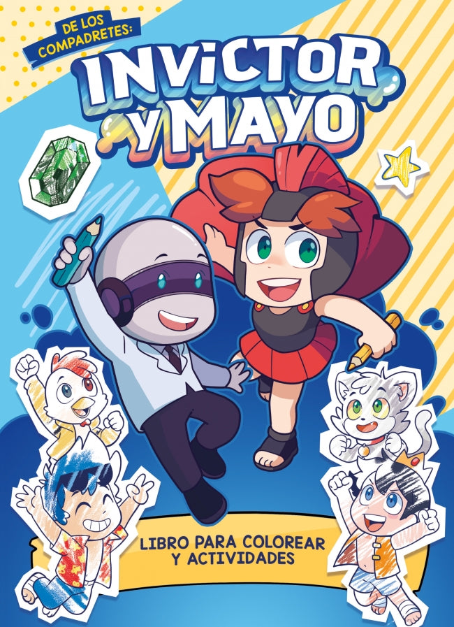 Invictor y Mayo libro para colorear y actividades