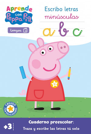 Aprende Lengua con Peppa Pig. Escribo letras minúsculas (+3 años)