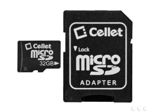 Cellet 32GB Toshiba Excite X10 Micro SDHC Card is Custom Formatted for digital high speed, lossless recording! Includes Standard SD Adapter.