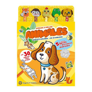 Aprende a dibujar animales (Lapices y gomitas)