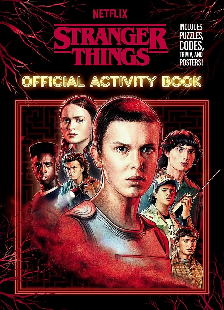 Stranger Things Official Activity Book cover image