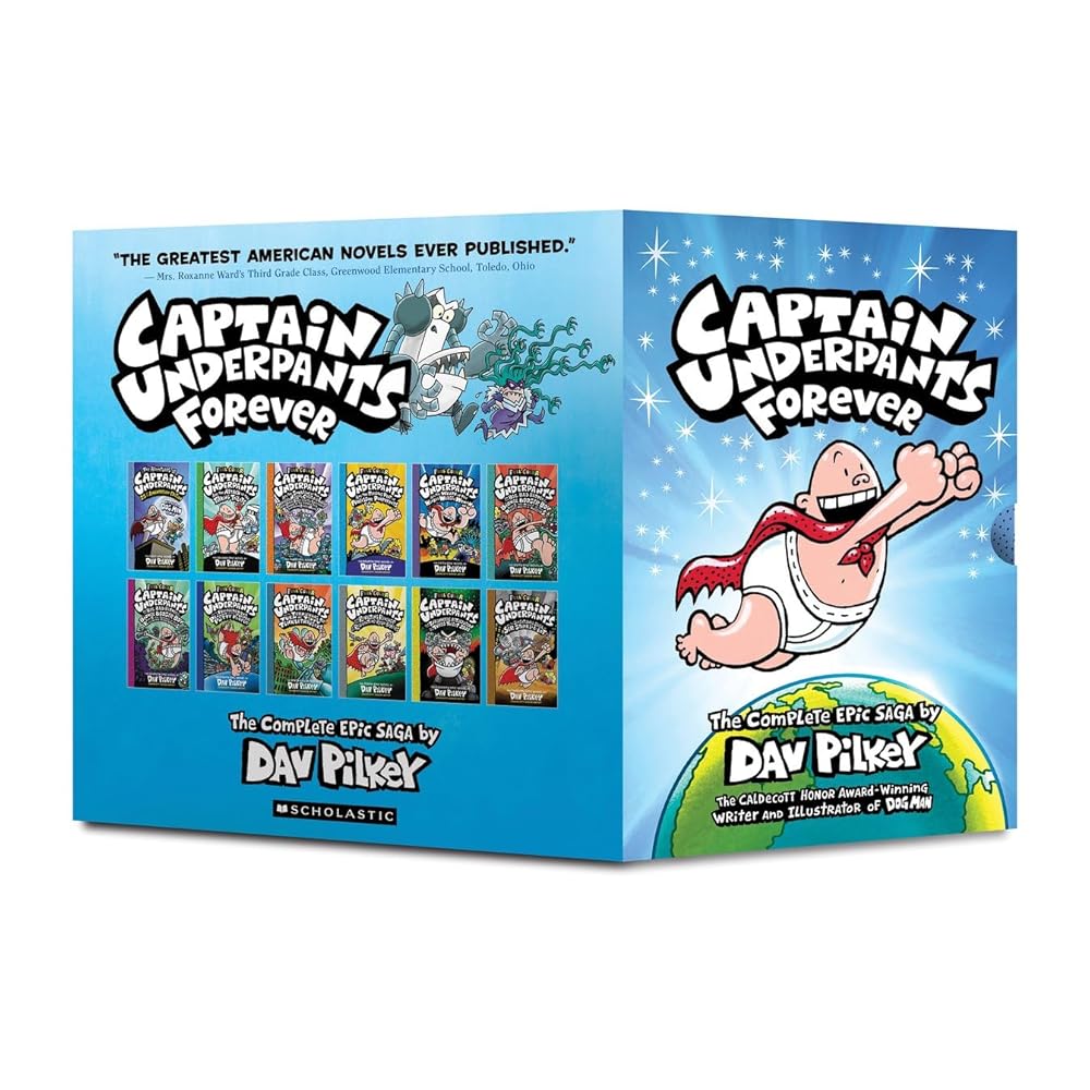 Captain Underpants Forever (Captain Underpants #1-12 Full-Color Boxed Set): From the Creator of Dog Man cover image