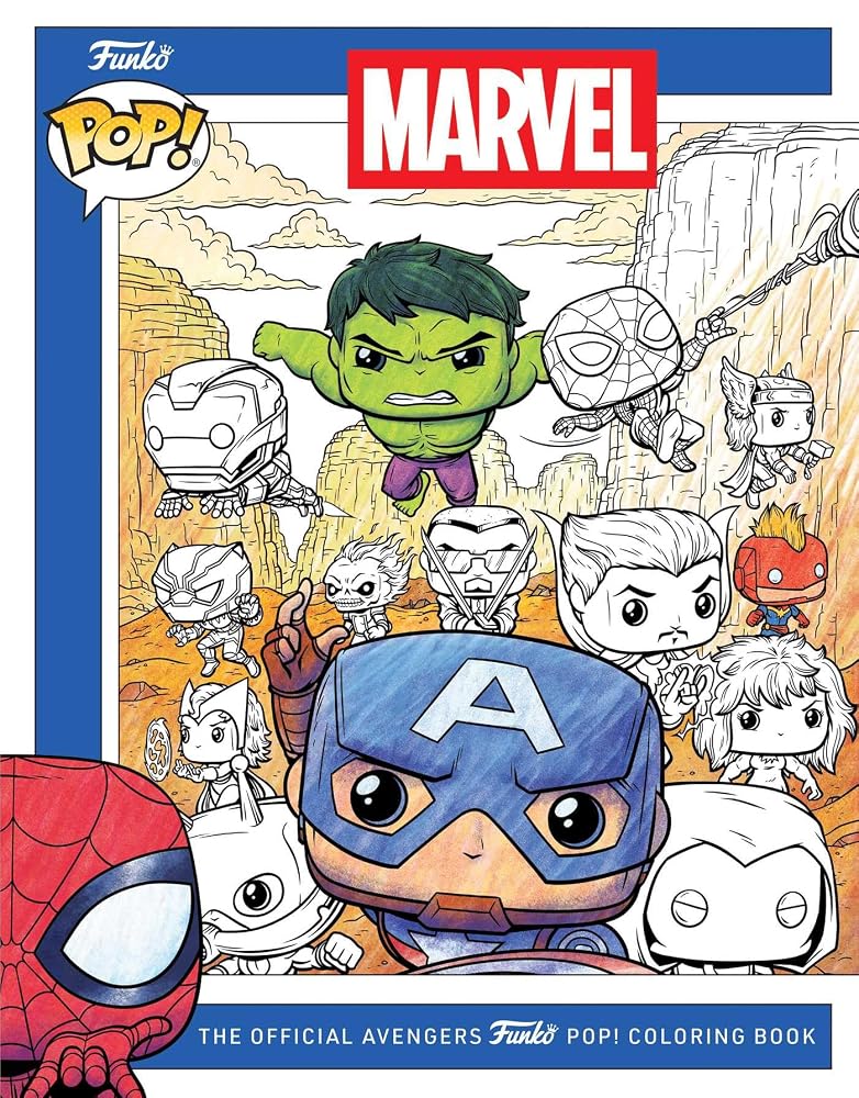 Marvel: The Official Avengers Funko POP! Coloring Book cover image