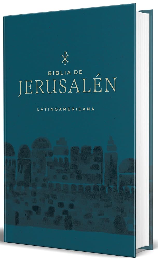 Biblia Católica Biblia de Jerusalén Latinoamericana, tapa dura azul / Spanish Jerusalem Bible, Latinamerican Edition, Hardcover Blue (Spanish Edition) cover image