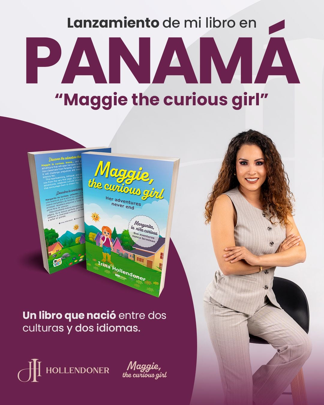 Maggie, the curious girl - Irina Hollendoner