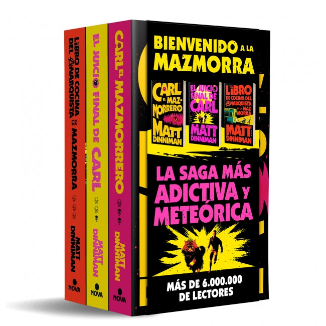 Pack Bienvenido a la mazmorra (Carl el Mazmorrero | El juicio final de Carl | El libro de cocina del anarquista) (Carl e