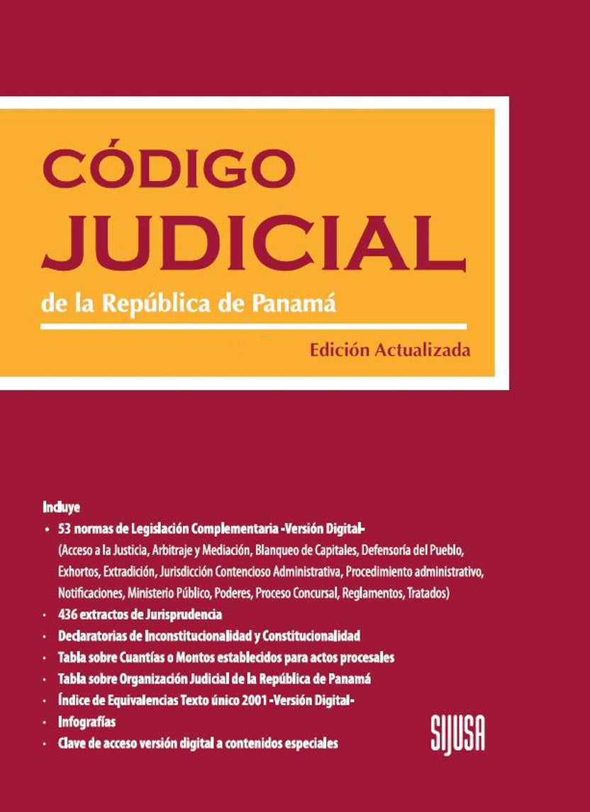 Código Judicial de la República de Panamá – Librerías El Lector Panamá