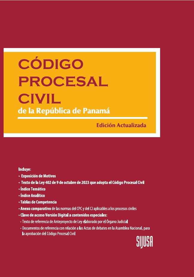 Código Procesal Civil de la República de Panamá