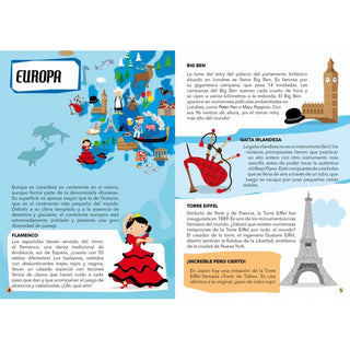 viaja conoce explora la tierra puzle y libro