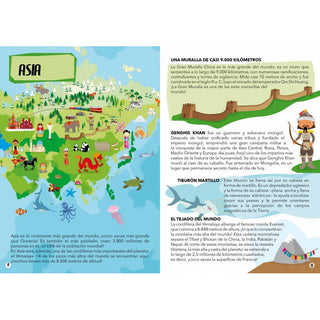 viaja conoce explora la tierra puzle y libro