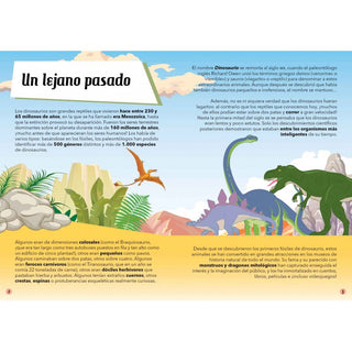 Viaja, conoce, explora - Cuadrado. Los dinosaurios. Edic. ilustrado (Español)