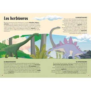 Viaja, conoce, explora - Cuadrado. Los dinosaurios. Edic. ilustrado (Español)