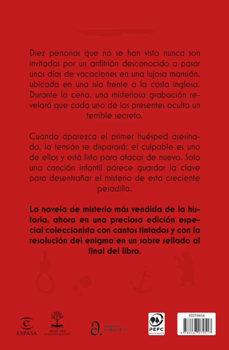 Y no quedó ninguno (Edición especial cantos tintados) (Biblioteca Agatha Christie)
