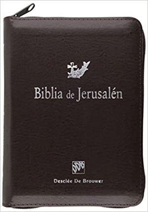 Biblia De Jerusalén Modelo Bolsillo Con Cremallera
