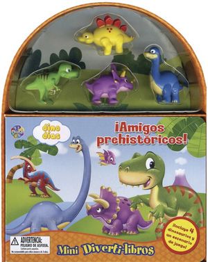 mini diverti libros amigos prehistoricos