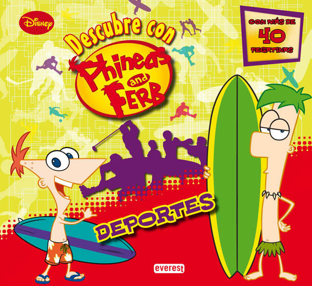 Phineas y Ferb  Deportes (Libro educativo con pegatinas)