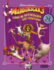 Madagascar 3: libro de actividades con pegatinas