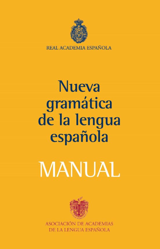 nueva gramatica de la lengua española manual grande