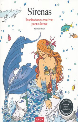 sirenas inspiraciones creativas para colorear