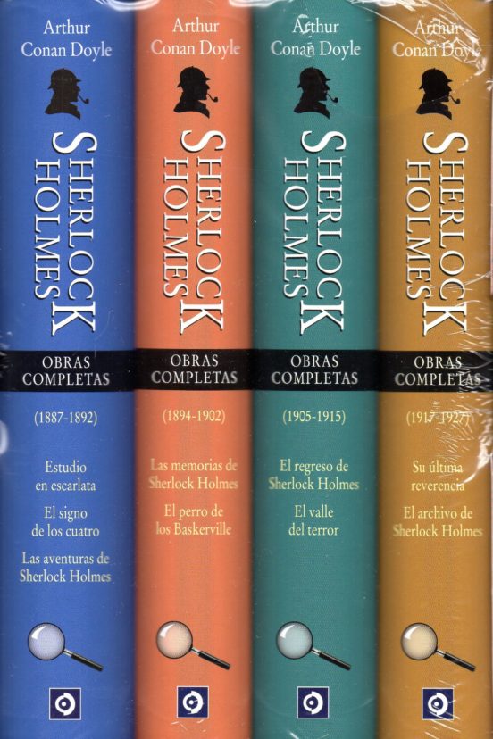 sherlock holmes obras completas 4 libros