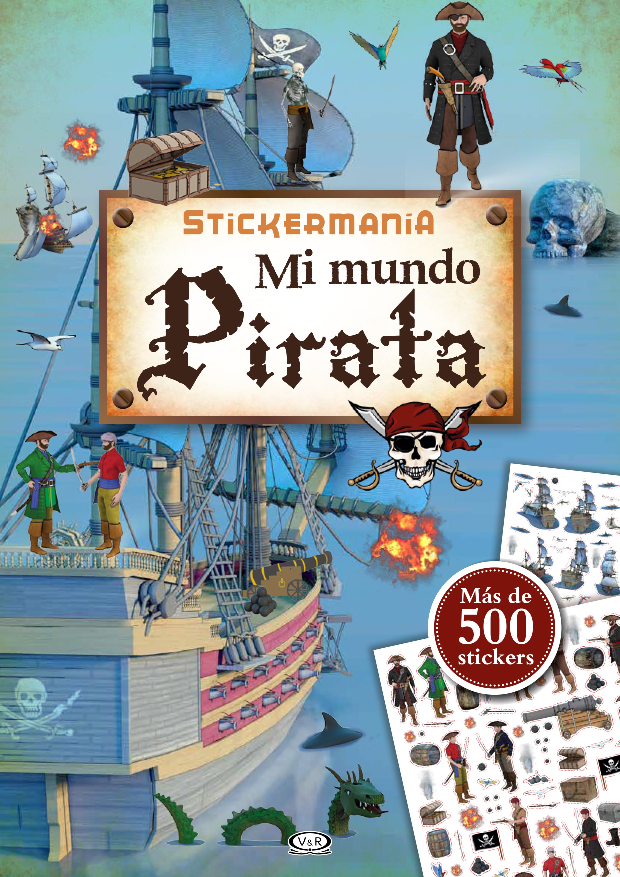 Mi mundo pirata stickermanía 