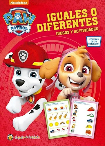 paw patrol iguales o diferentes