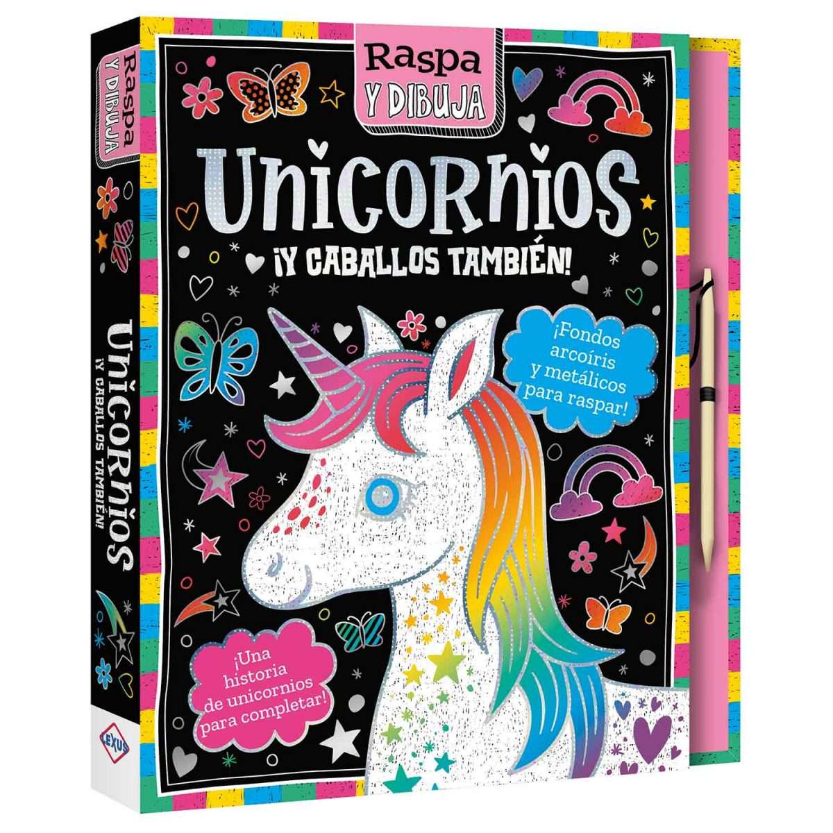 Raspa y Dibuja Unicornios