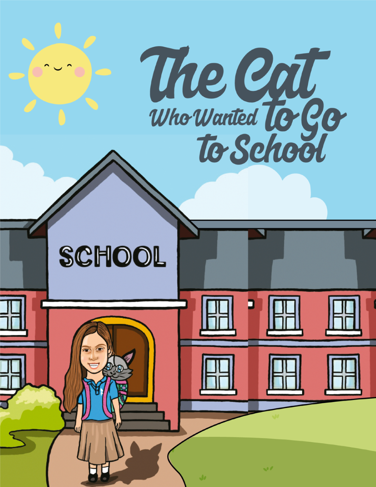 The cat who wanted to go to school