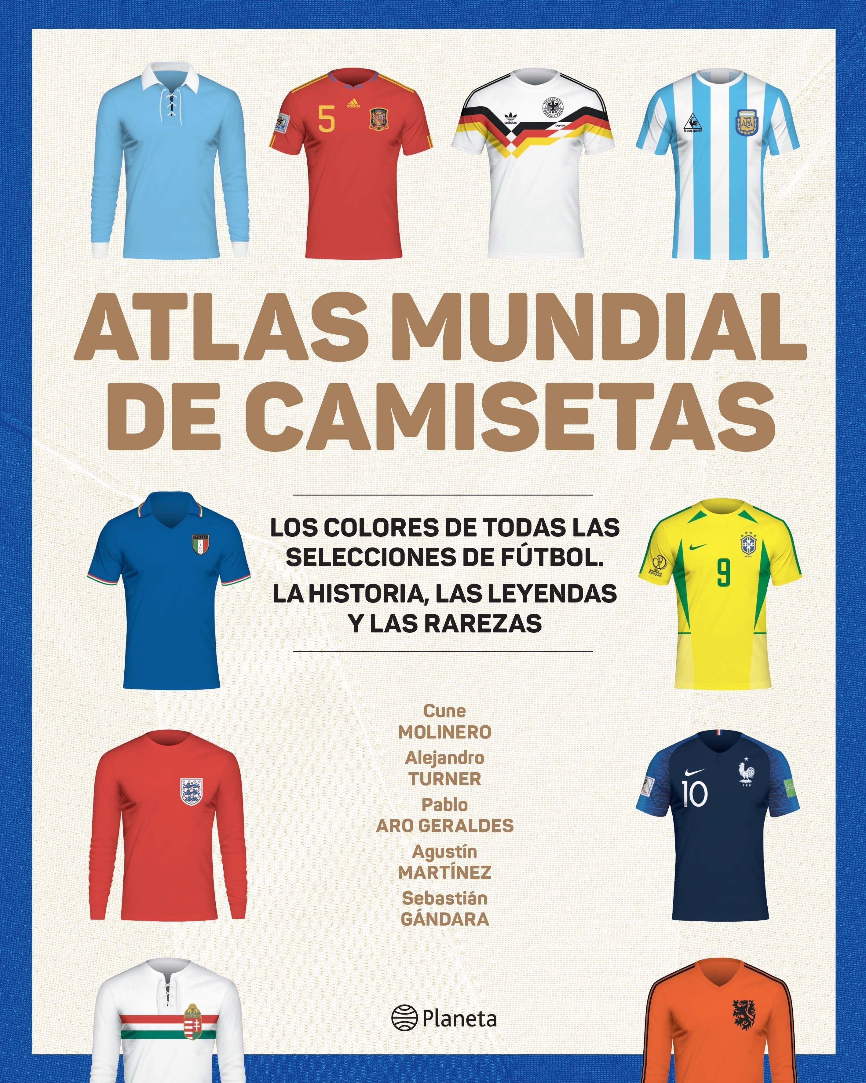 Atlas mundial de camisetas